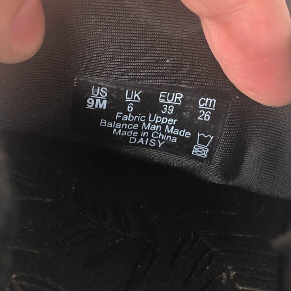 BZEES Sandal Women's Size 9 Black Slingback Open Toe Bow Detail Daisy - Picture 7 of 13